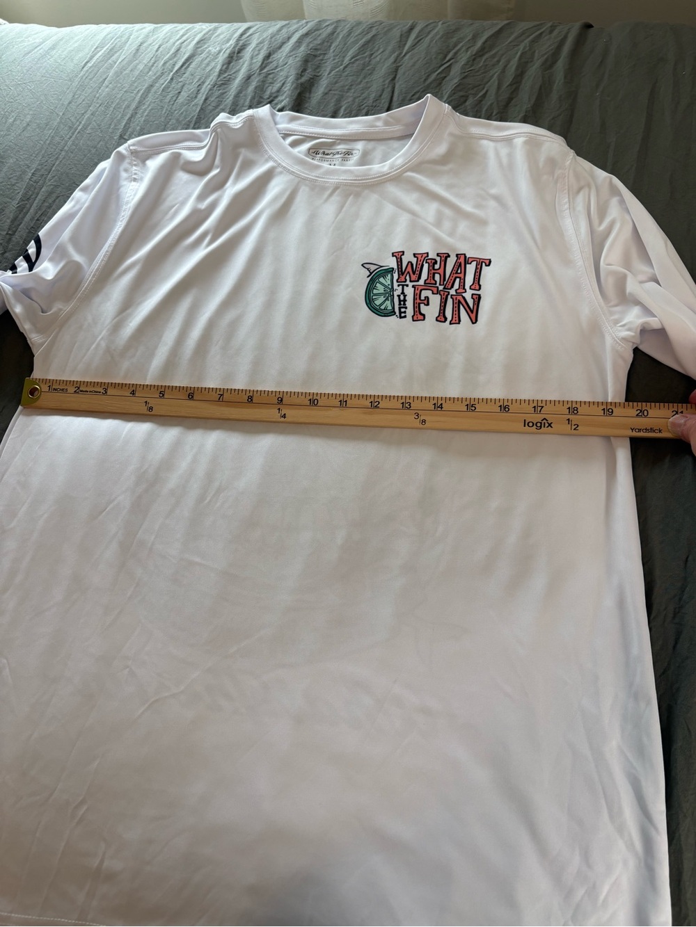What the Fin Sugar Skull Margarita UPF 50+ Performance Shirt. Size Medium. - Picture 9 of 9